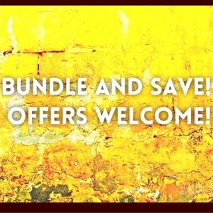 Bundle items &save!OFFERS WELCOME ON BUNDLES!!